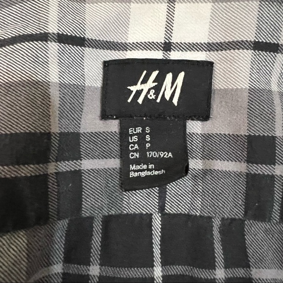 Black Plaid Shirt - Picture 6 of 7